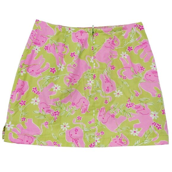 Lilly Pulitzer Elephant Print Skort - Picture 2 of 6